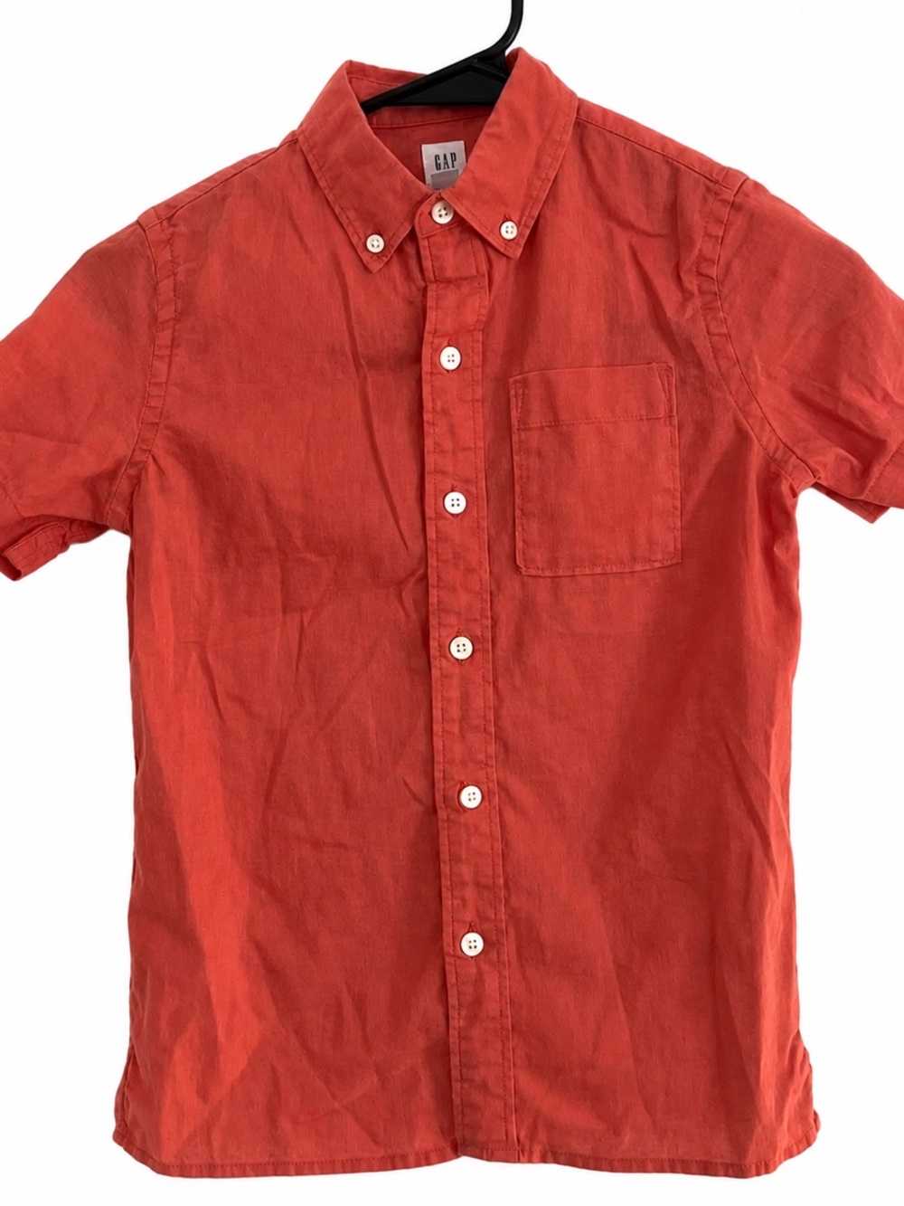 GAP Kids Linen-Cotton Relaxed Shirt